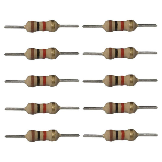 10k Ohm Resistor (10PC) – Pull-up/pull-down resistors. -Basic Components -Robocraze