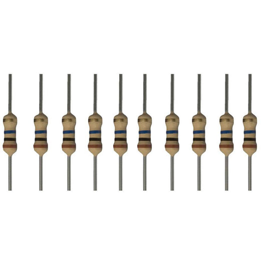 10M Ohm Resistor (10PC) – High-value resistors for special use. -Basic Components -Robocraze
