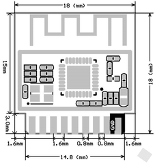 ESP8285 Wi-Fi SoC Module – Compact WiFi module with flash. -Nodemcu ESP Board -Robocraze