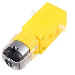 100 RPM Dual Shaft BO Gear Motor - Straight, smooth motion for robot chassis & cars – Robot Motors - Robocraze