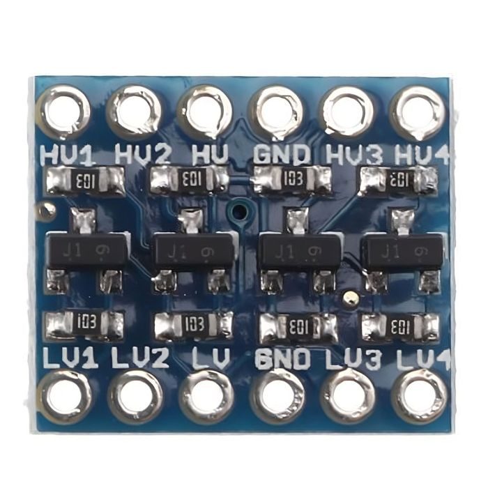 4-Channel Bi-Directional Logic Converter – I2C, SPI, 3.3V-5V conversion. -Logic Converter Module -Robocraze