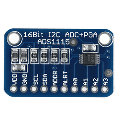 16 Bit I2C 4 Channel ADS1115 Module – ADS1115 16-bit I2C ADC module for accuracy. -ADC Module -Robocraze