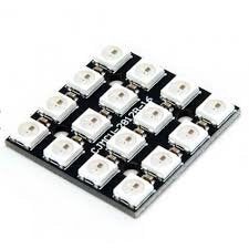 WS2812 16 Bit RGB LED Matrix – Dynamic LED matrix for creative projects - Electronic Components - Robocraze