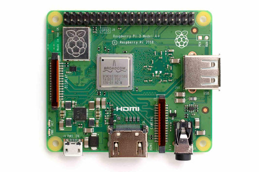 Raspberry Pi 3 Model A+ – Compact and efficient Raspberry Pi Board with built-in wireless connectivity. -Robocraze