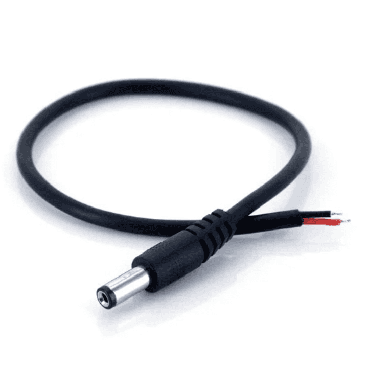5mm DC Jack Male Connector with Wire-Robocraze