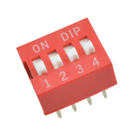 4 Way Slide Switch 2.54mm Pitch (Pack of 2) – High-quality slide switch - Mini Switch - Robocraze