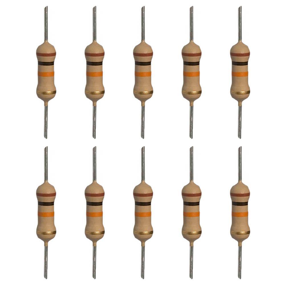 1k Ohm Resistor (10PC) – Versatile resistors for projects. -Basic Components -Robocraze