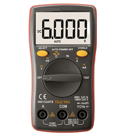 MetroQ MTQ 109+ Multimeter – Reliable & easy-to-use meter for electrical testing.-Digital Multimeter -Robocraze