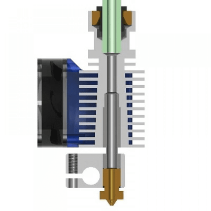 E3D V6 All Metal J-head with Fan for 1.75 mm filament 0.2 mm Nozzle Extruder for 3D Printers-Robocraze