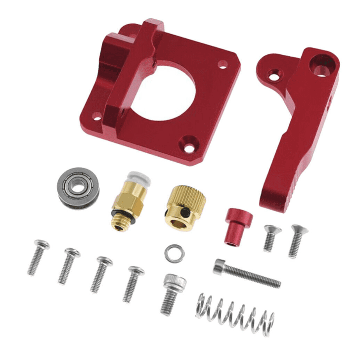 Extruder Kit Right Side Upgraded Red MK8 All Metal Bowden for 1.75mm Filament-Robocraze