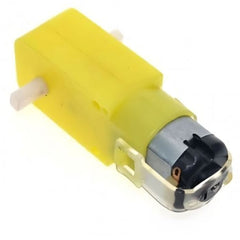 100 RPM Dual Shaft BO Gear Motor - Straight, smooth motion for robot chassis & cars – Robot Motors - Robocraze
