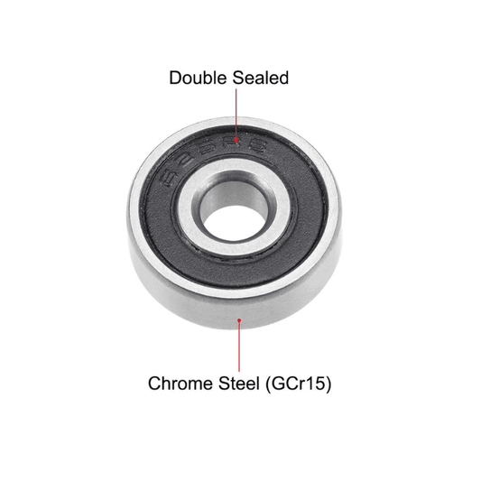 625-2RS sealed ball bearing for stepper motors and pulleys -Ball Bearing -Robocraze