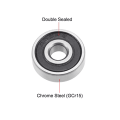 625-2RS sealed ball bearing for stepper motors and pulleys -Ball Bearing -Robocraze