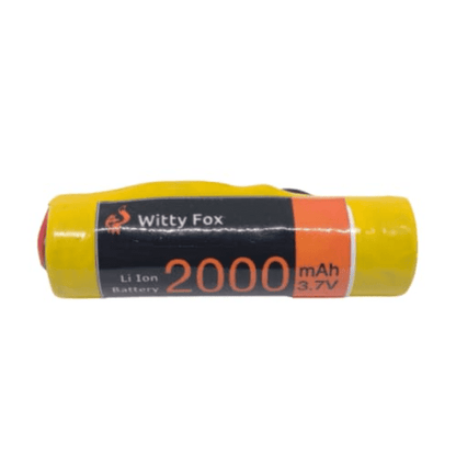 Witty Fox 3.7V 2000 mAh Li-ion GPS Cylindrical Battery-Robocraze