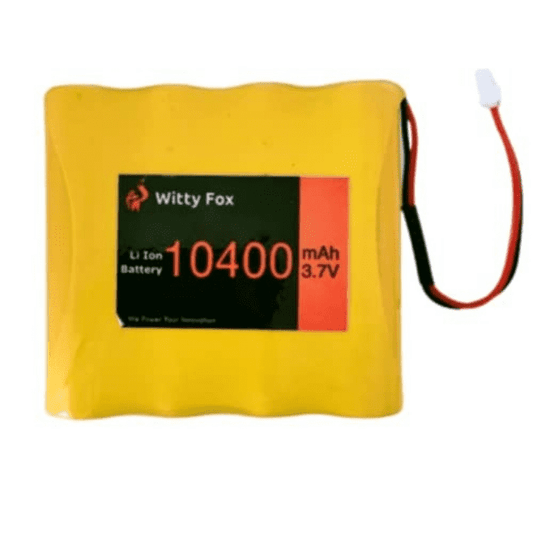 Witty Fox 3.7V 10400mAh Li-ion Battery – High-capacity rechargeable battery. -Lithium Battery -Robocraze