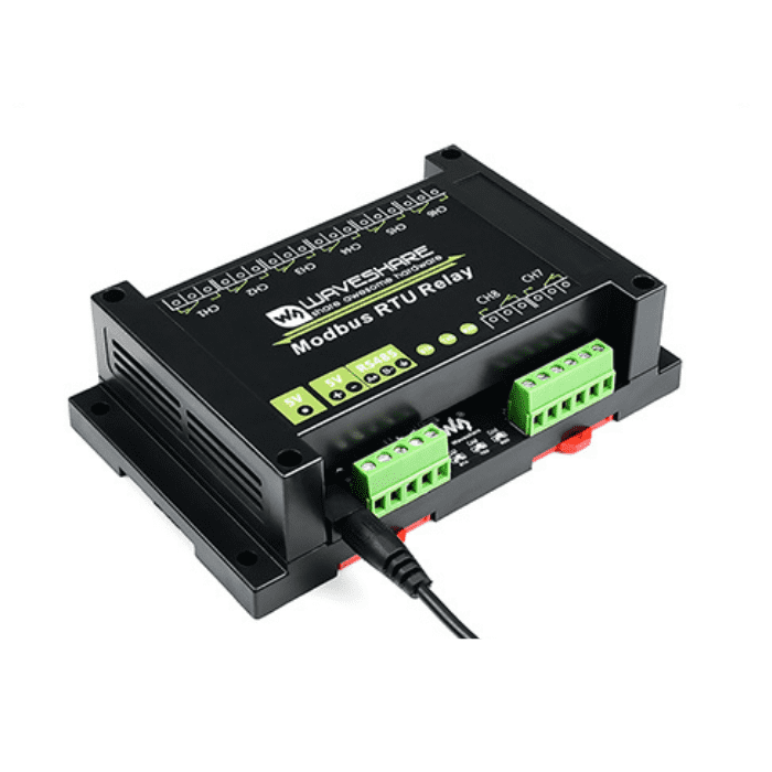 Waveshare Modbus RTU 8CH Relay Module RS485 – 8CH RS485 relay for automation. -Relay Module -Robocraze