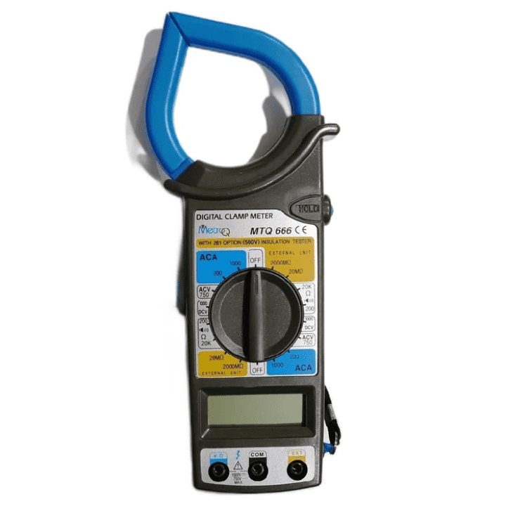 MetroQ MTQ 666 Digital AC Clamp Meter – Compact AC clamp meter for DIY use -Digital Clamp Meter -Robocraze