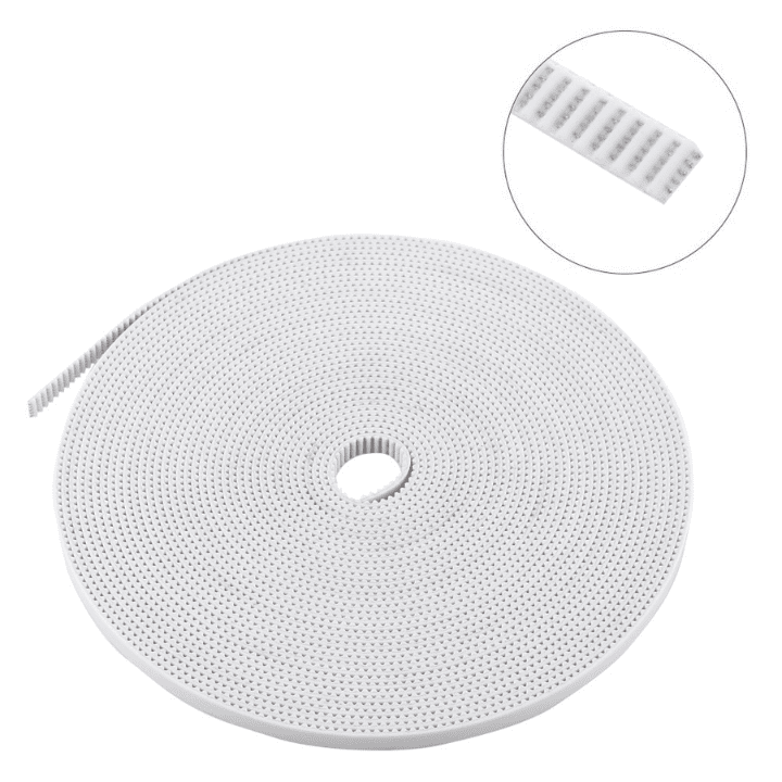 6mm Timing Belt 3D Printer Belt White GT2 Open Synchronous Belt PU with Steel Core -1 Meter-picture-20