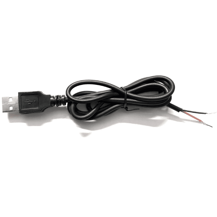 Micro USB to USB Power Cable 1M – High-quality USB power supply cable. -Electronic Components -Robocraze