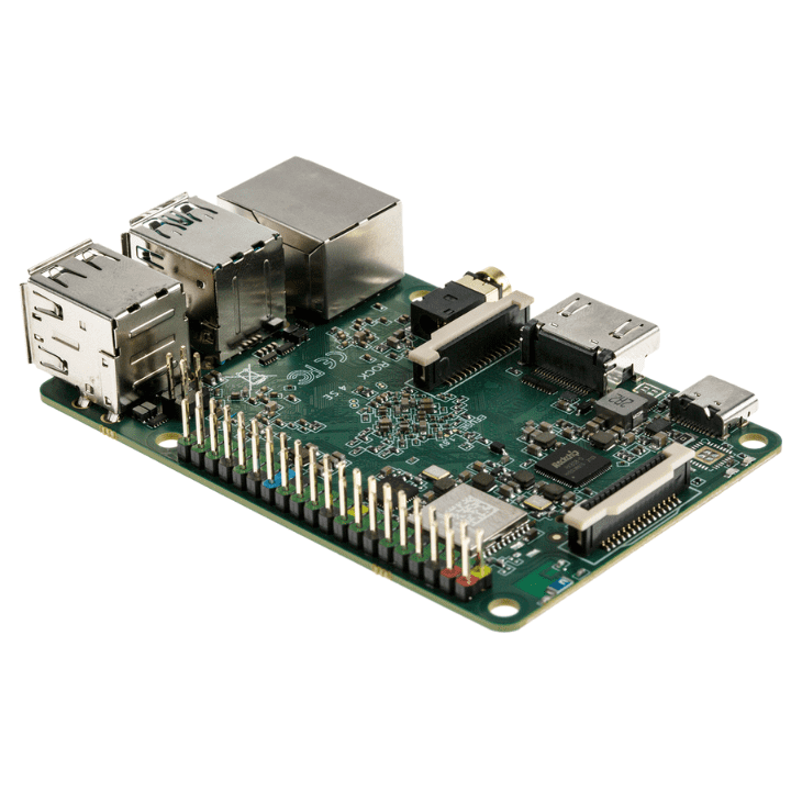 ROCK 4 SE Single Board Computer 4GB LPDDR4 RAM Rockchip RK3399-T ARM Cortex-A72-picture-10