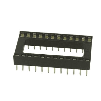 24 Pin Wide IC Base (Pack of 5)