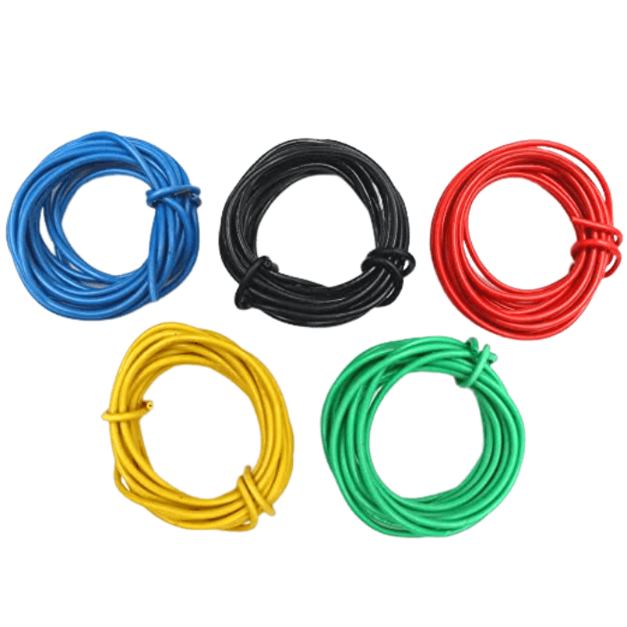 Hook-Up Wire Pack (1M, 5 Colors) – Multi-color wires for electronics. -Electronic Components -Robocraze