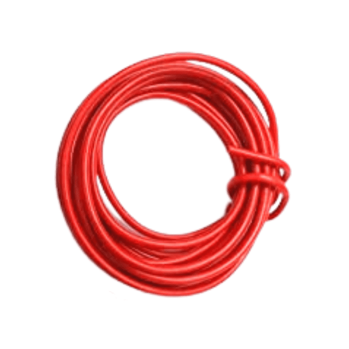 Hook-Up Wire (Red) - 5 Meters – Flexible insulated wire for electronic circuits. Electronic Components - Robocraze