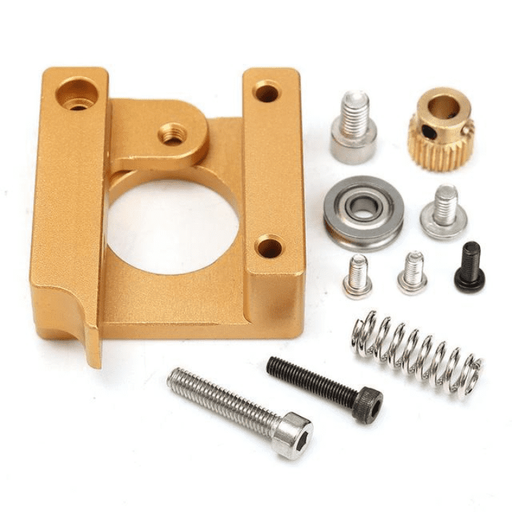 MK8 aluminum extruder kit left side block for smooth extrusion -Extruder Block -Robocraze