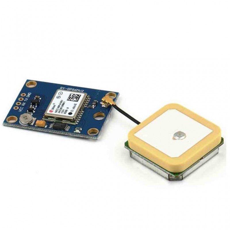 Ublox Neo-6M GPS Module With EEPROM - Ublox NEO-6M GPS Module with EEPROM for tracking. -Robocraze