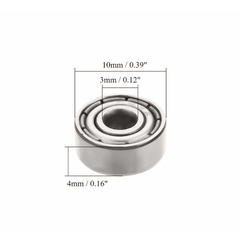 623ZZ radial bearing for micro 3D printer components -Ball Bearing -Robocraze