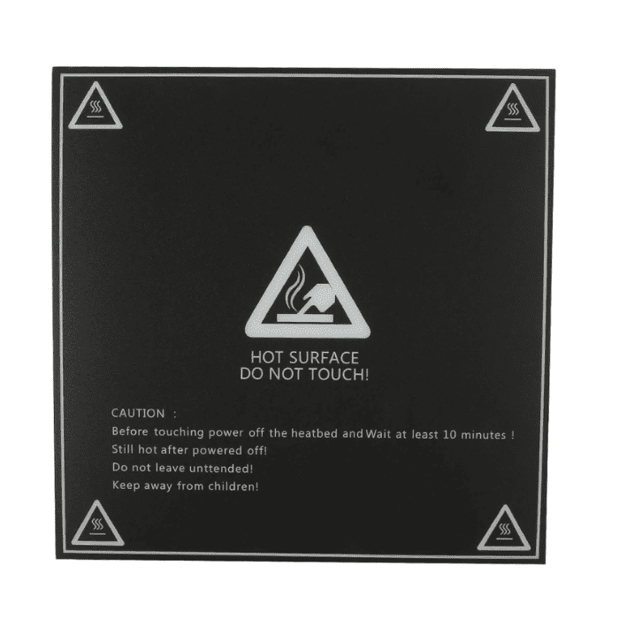 214x214mm Heat Bed Sticker Build Plate Tape with Adhesive Backing for 3D Printer-Robocraze