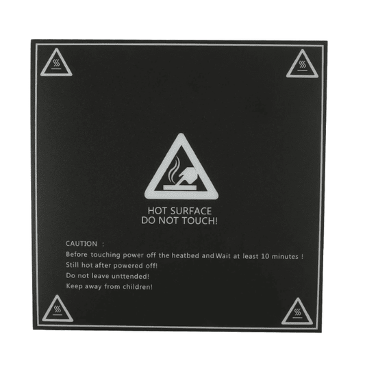 214x214mm Heat Bed Sticker Build Plate Tape – Durable 3D printer accessories for better adhesion. -Robocraze
