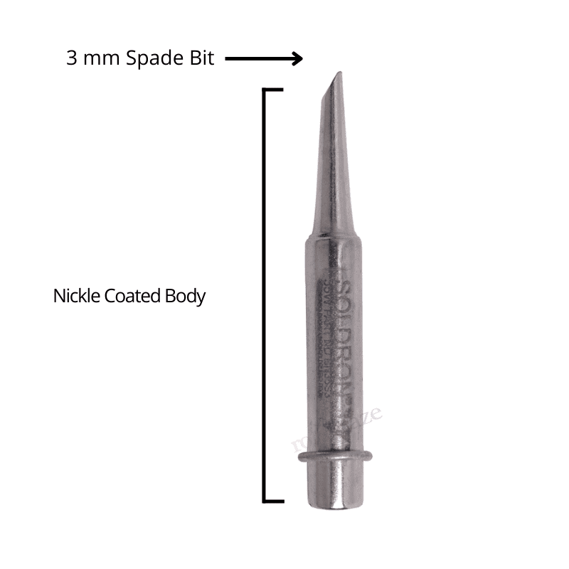 35W Long Life Spade Bit – High-quality spade bit for soldering – soldering iron - Soldering Kit -Robocraze