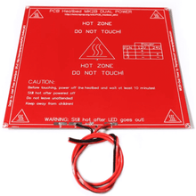 RepRap MK2B 3D printers Dual Power PCB HeatBed With 14AWG Cable (Red)-Robocraze