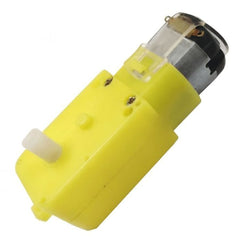 300 RPM Single Shaft BO Gear Motor with Wheel (4 sets), smooth performance for robotics – Robot Motors - Robocraze