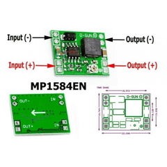 MP1584EN Mini LM2596 Step-Down – Compact MP1584EN module for voltage drop. -Power Converter -Robocraze