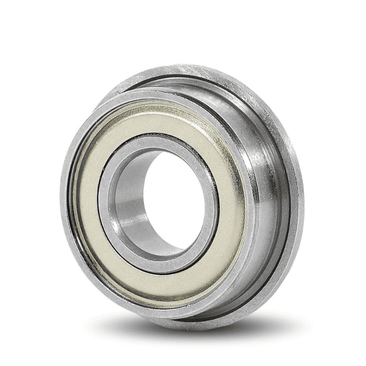 Universal Flange Ball Bearing 4x8x3mm Shielded Chrome Steel Bearings-Robocraze