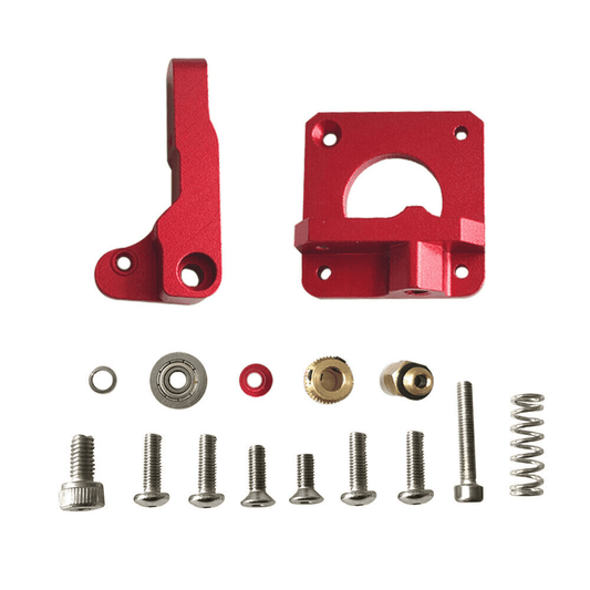 Extruder Kit Left Side Upgraded Red MK8 All Metal Bowden for 1.75mm Filament-Robocraze