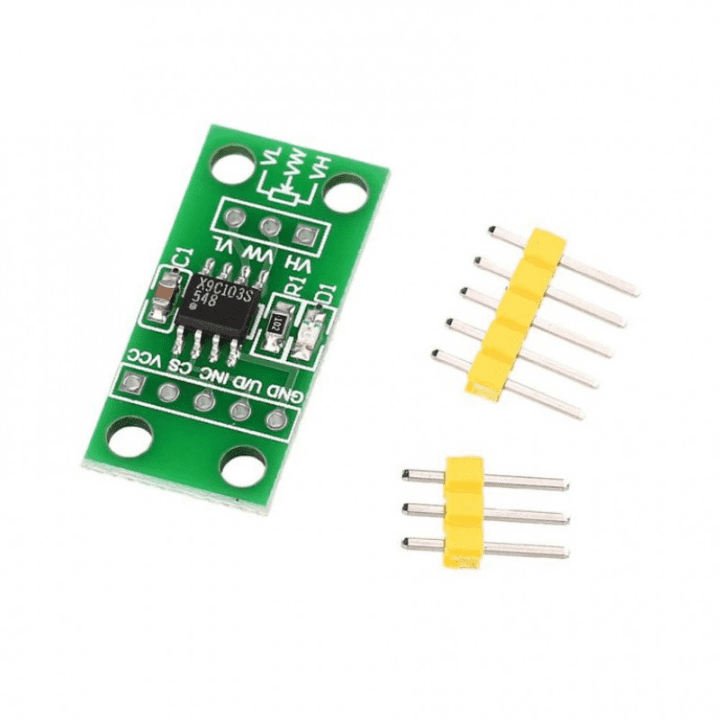 Digital Potentiometer Module – Electronic variable resistor for digital control.-Electronic Components -Robocraze