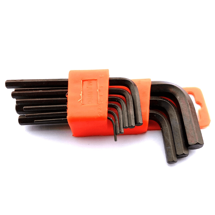 MULTITEC Hex Short Allen Key Standard Set 1.5-10 MM (Set of 9)-picture-22