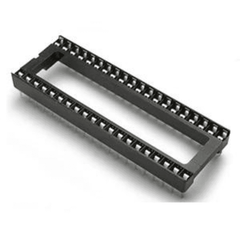 40 Pin Wide IC Base (Pack of 5) – Reliable 40-pin wide IC base socket for secure IC mounting. -Robocraze