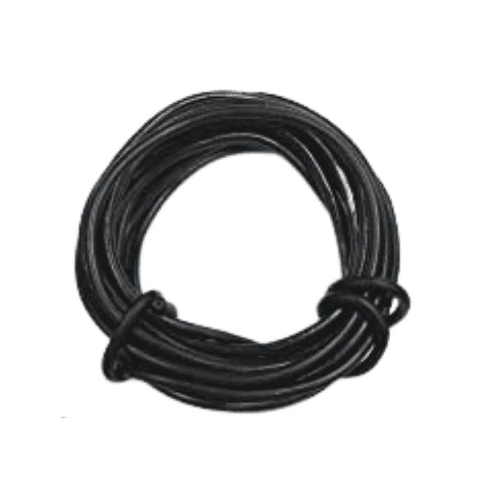Hook-Up Wire (Black) - 5 Meters – Flexible wire for electrical use. Electronic Components - Robocraze