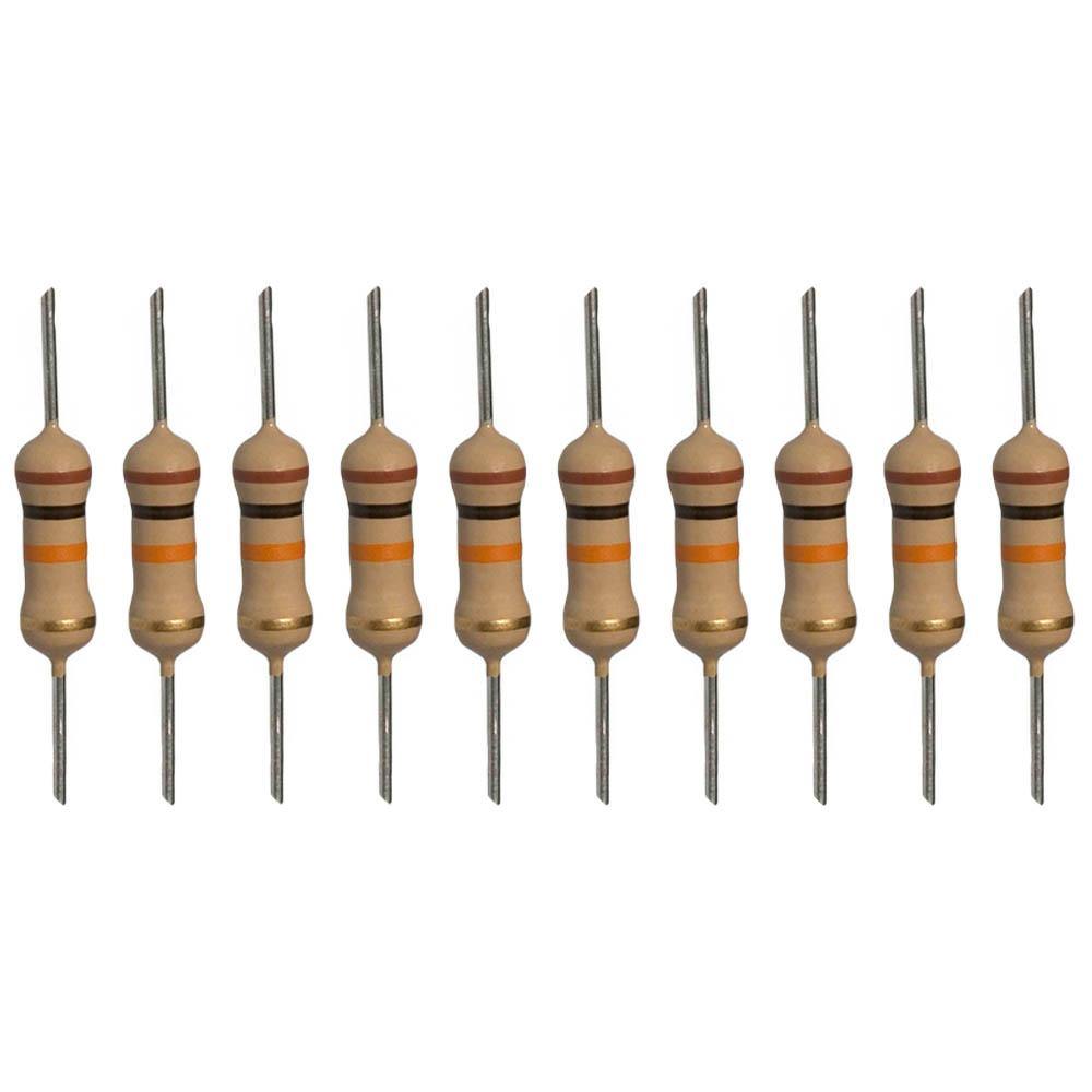 1M Ohm Resistor (10PC) – Common resistors for circuits & sensors. -Basic Components -Robocraze