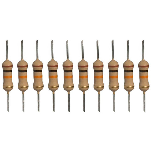 1M Ohm Resistor (10PC) – Common resistors for circuits & sensors. -Basic Components -Robocraze