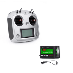 FlySky FS-i6S 10CH AFHDS 2A + FS-iA10B Receiver – FPV drone remote for quadcopters. -Robocraze