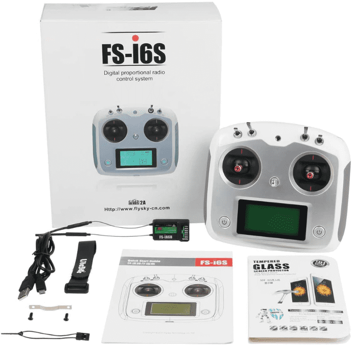 Flysky FS-i6S 2.4GHz 10CH AFHDS 2A RC Transmitter With FS-iA10B 10CH Receiver-Robocraze