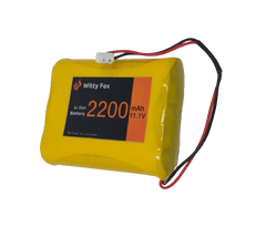 Witty Fox 11.1V 2200mAh Li-ion Battery – Rechargeable 11.1V battery. -Lithium Battery -Robocraze