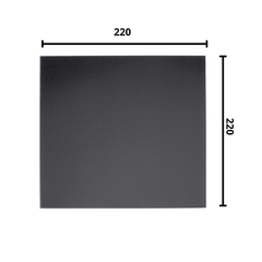 Ultrabase 220x220mm heated bed glass platform with microporous coating -Robocraze