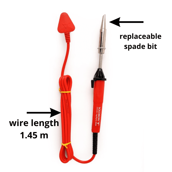 230V 50W SOLDRON Soldering Iron-Robocraze