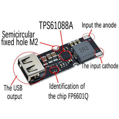 Single Cell Lithium Battery Boost Module – Lithium battery boost module for more power. -Power Converter -Robocraze